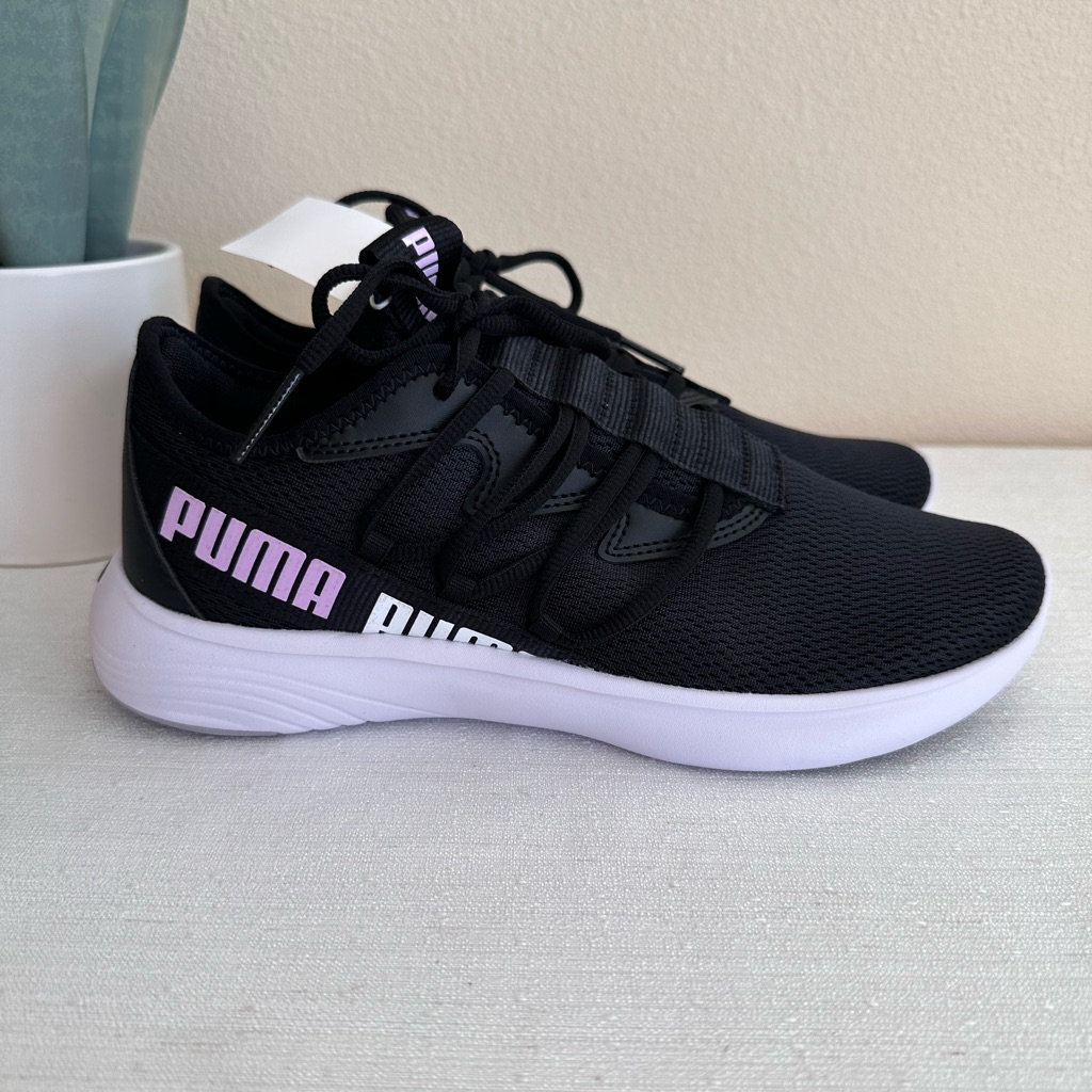 New Puma Star Vital Black Mesh Soft Ride Cushioned Athletic Sneakers Women’s 6.5